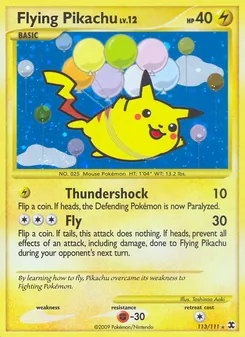 Kaart Flying Pikachu