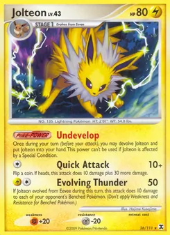Kaart Jolteon