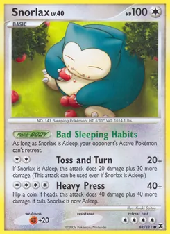 Kaart Snorlax
