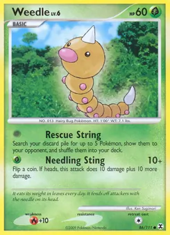 Kaart Weedle