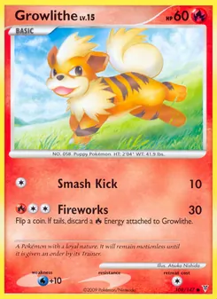 Kaart Growlithe