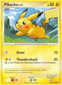 Kaart Pikachu