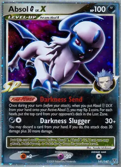 Kaart Absol G LV.X
