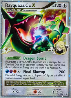 Kaart Rayquaza C LV.X