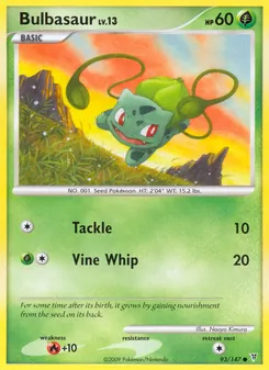 Kaart Bulbasaur