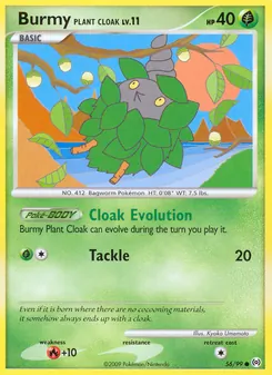 Kaart Burmy Plant Cloak