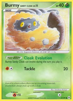 Kaart Burmy Sandy Cloak