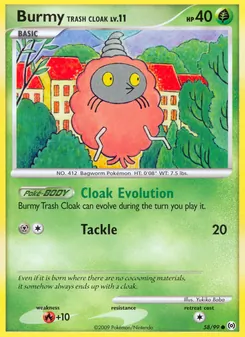 Kaart Burmy Trash Cloak