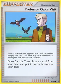 Kaart Professor Oak's Visit