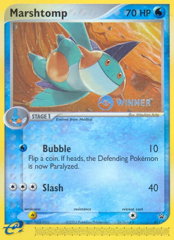 Pokémon-kaart Marshtomp