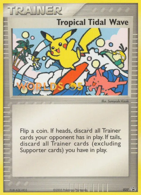 Pokémon card Tropical Tidal Wave