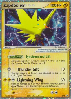 Kaart Zapdos ex