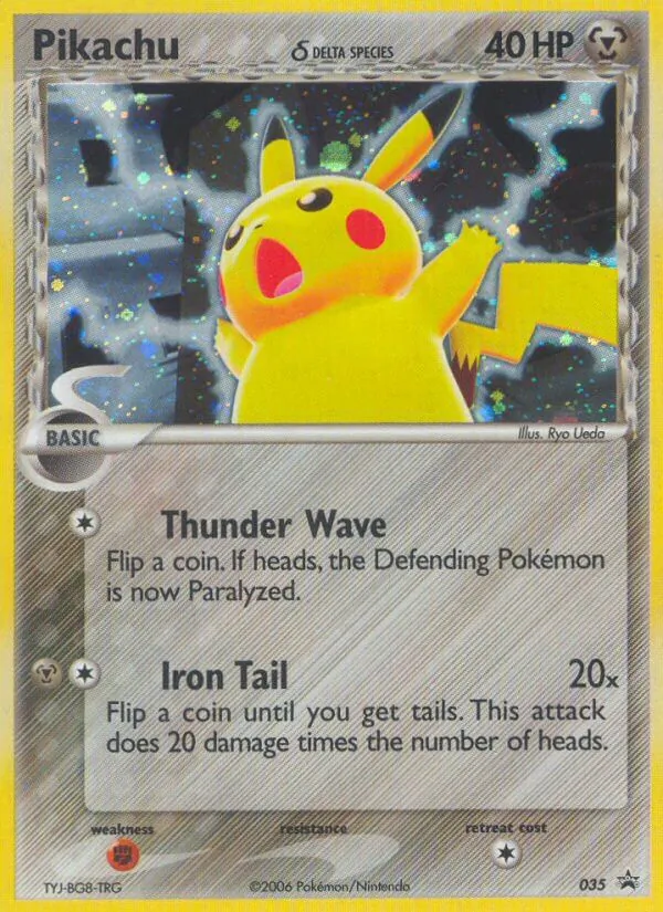 Pokémon card Pikachu δ