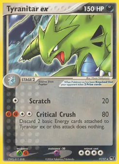 Kaart Tyranitar ex
