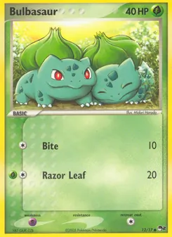 Kaart Bulbasaur