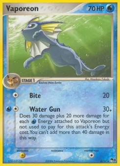 Kaart Vaporeon