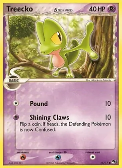 Kaart Treecko δ
