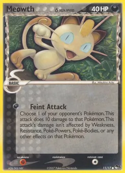 Kaart Meowth δ