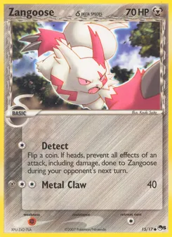 Kaart Zangoose δ