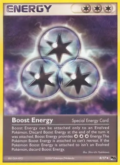 Kaart Boost Energy