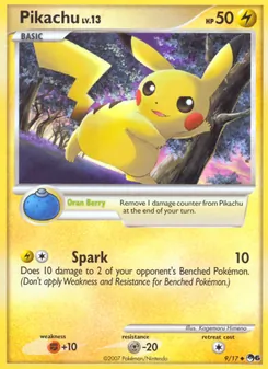 Kaart Pikachu