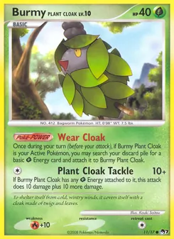 Kaart Burmy Plant Cloak