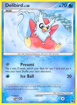 Kaart Delibird