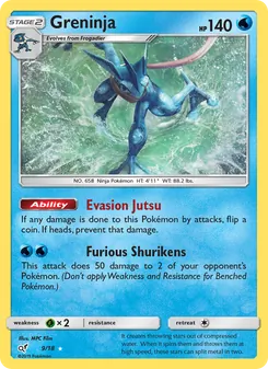 Kaart Greninja