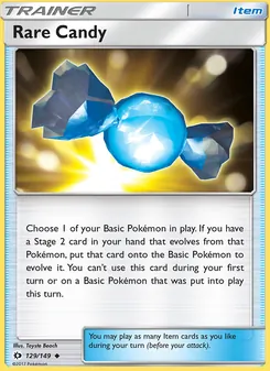 Kaart Rare Candy