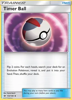 Kaart Timer Ball