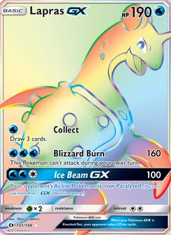 Kaart Lapras GX