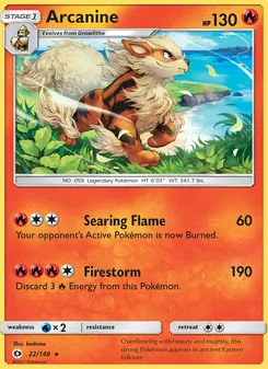 Kaart Arcanine