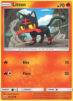 Kaart Litten