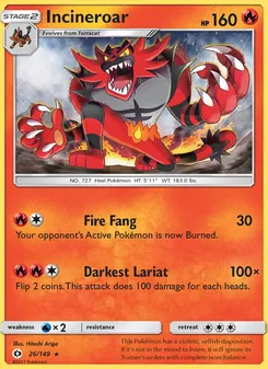 Kaart Incineroar