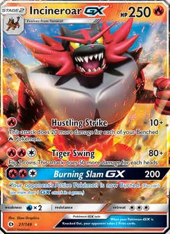 Kaart Incineroar GX