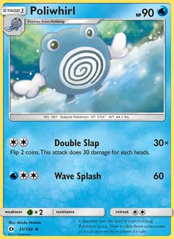 Kaart Poliwhirl