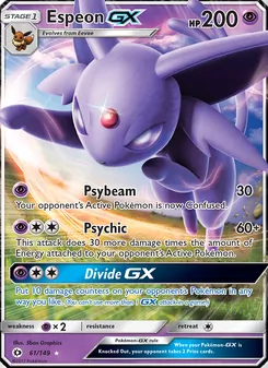 Kaart Espeon GX
