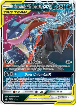 Kaart Greninja & Zoroark GX