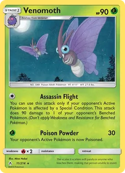 Kaart Venomoth