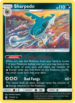 Kaart Sharpedo