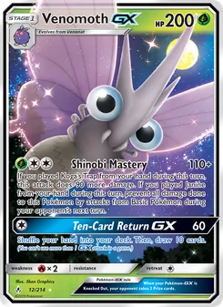 Kaart Venomoth GX
