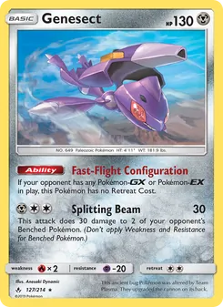 Kaart Genesect