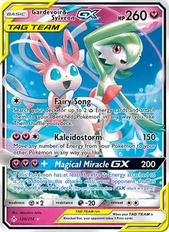 Kaart Gardevoir & Sylveon GX