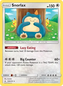 Kaart Snorlax
