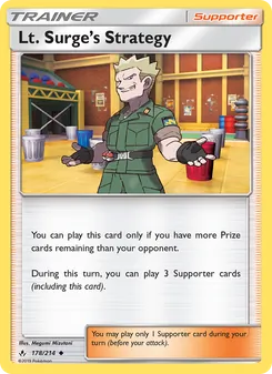 Kaart Lt. Surge’s Strategy