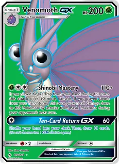 Kaart Venomoth GX