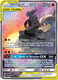 Kaart Marshadow & Machamp GX
