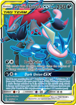 Kaart Greninja & Zoroark GX