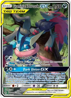 Kaart Greninja & Zoroark GX