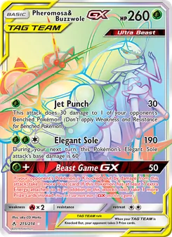 Kaart Pheromosa & Buzzwole GX